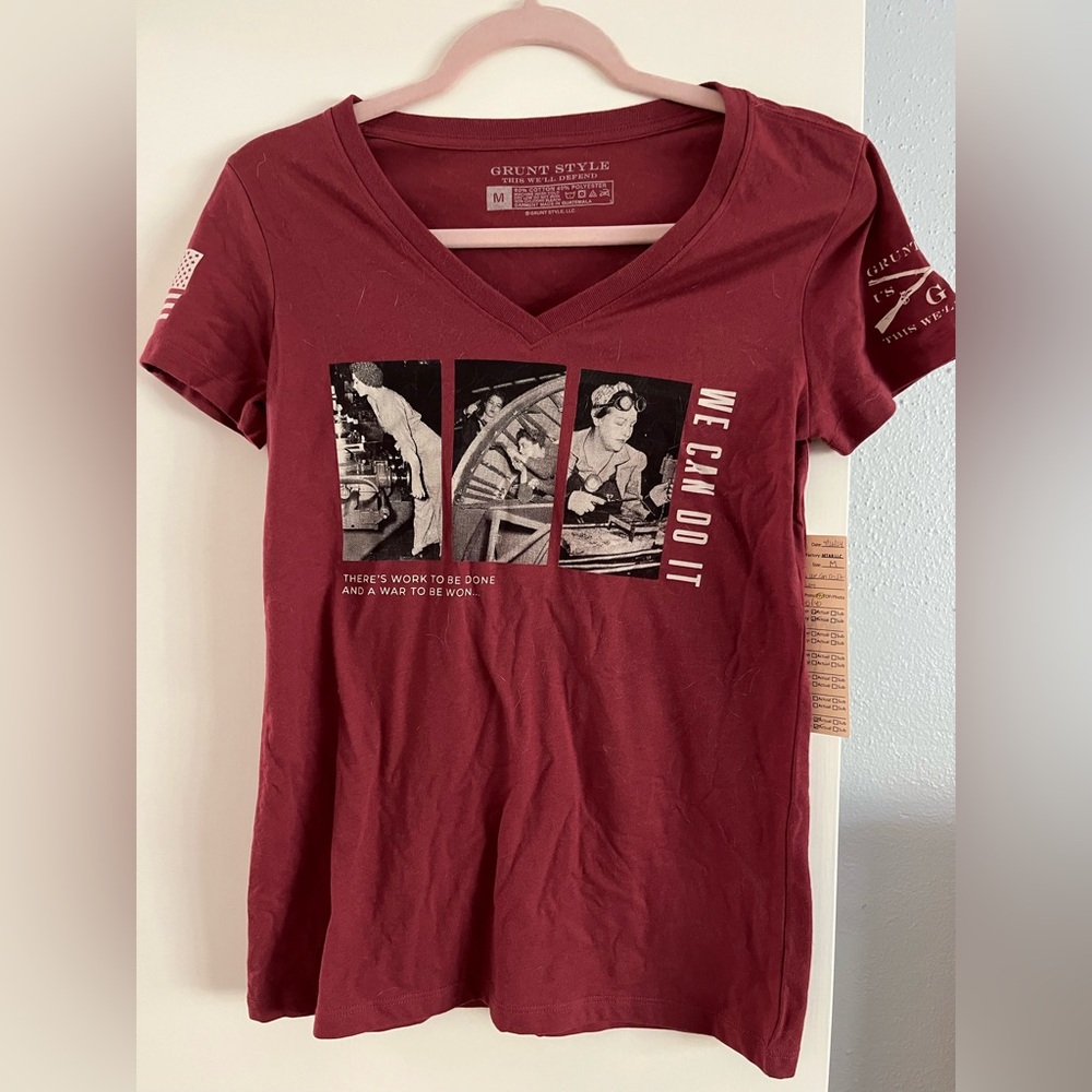 Women’s Rosie the riveter v neck